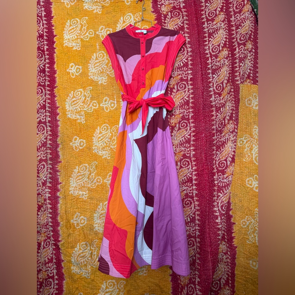 Etro Multicolor Sleeveless Dress